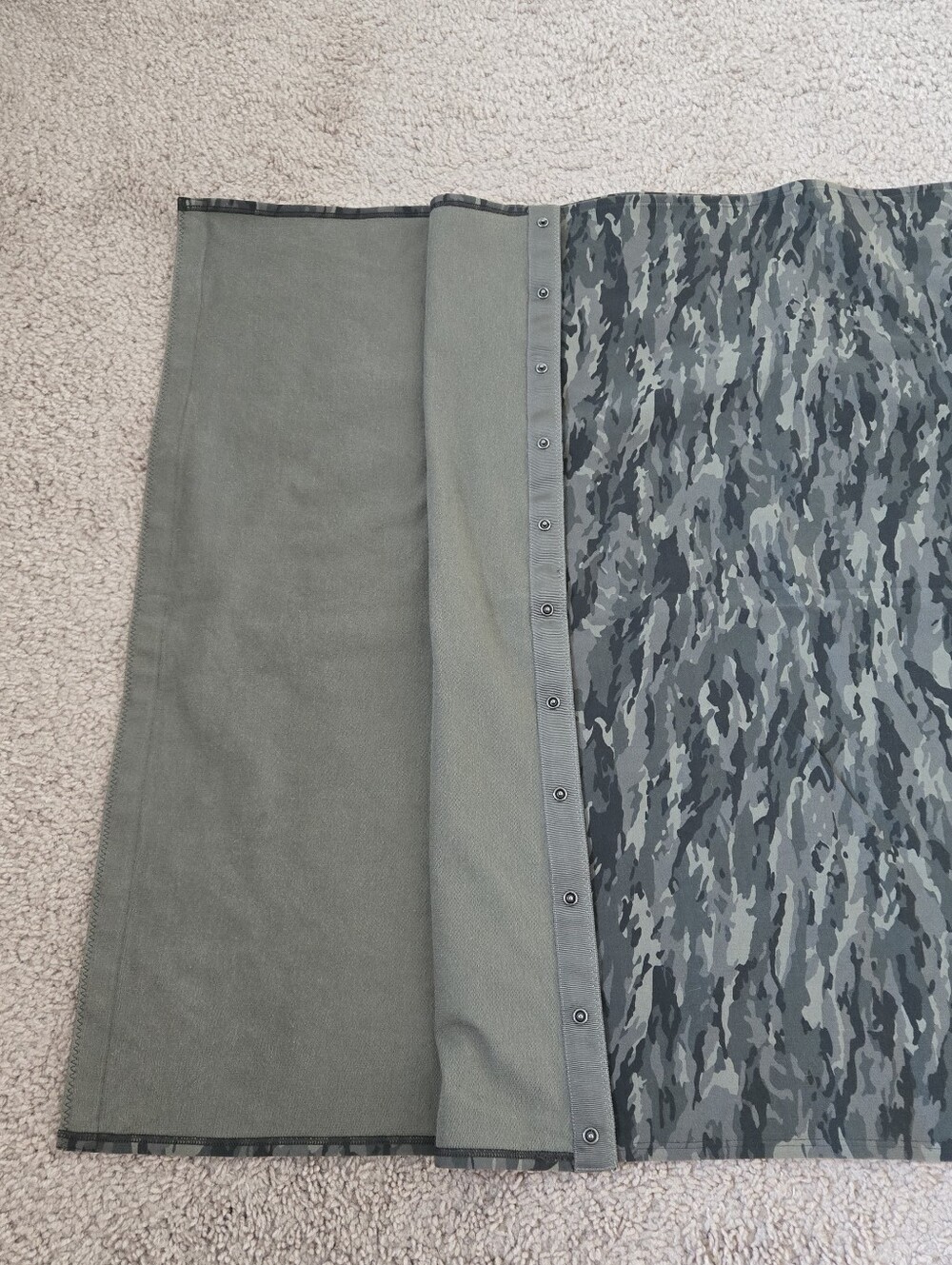 Lululemon Vinyasa Scarf Evergreen Camo Green Multi Print Wrap Shawl 58"×27" - Picture 5 of 11